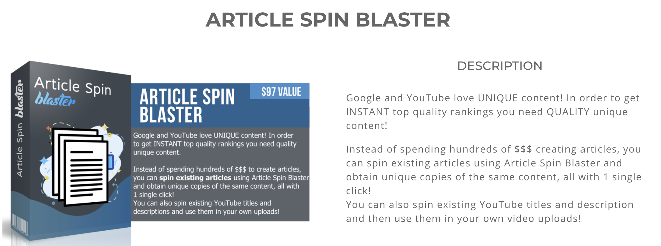Get More Sales, Traffic and RANKINGS with the SNEAKY software Thumbnail Blaster 12