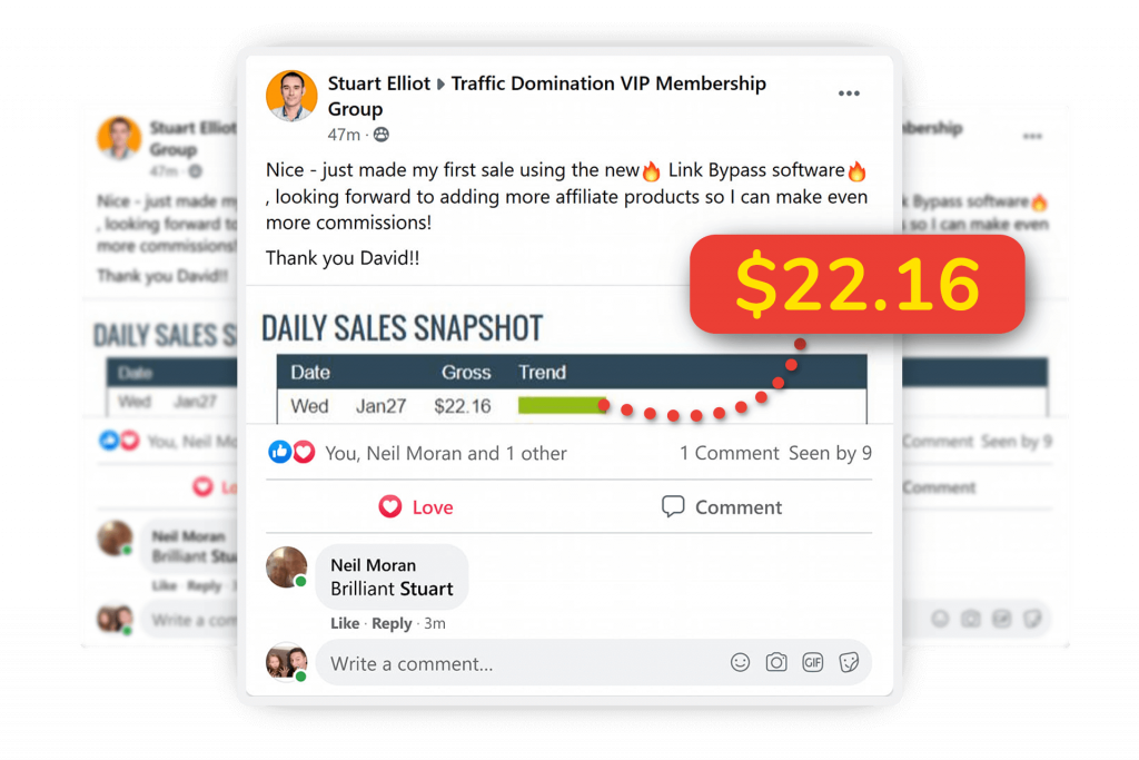 How I Banked Over $2756 Clickbank Commissions using LinkbyPass with 5 minutes work 9