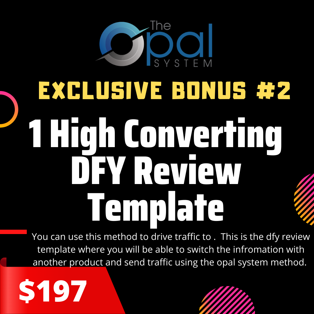 The Opal System | Generate High Ticket Commissions with YT Ads 5