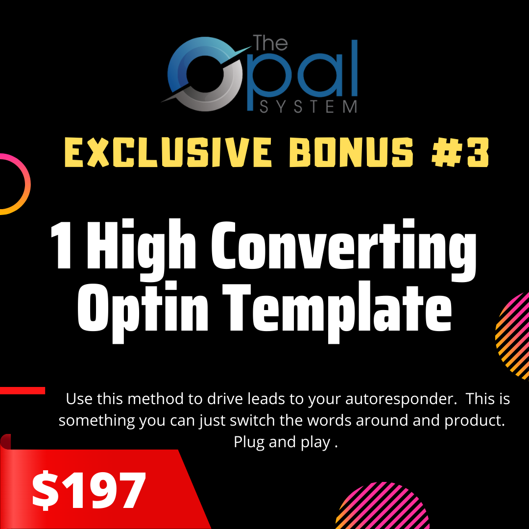 The Opal System | Generate High Ticket Commissions with YT Ads 6